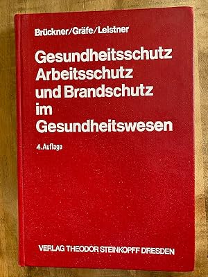 Seller image for Gesundheits-, Arbeits- und Brandschutz im Gesundheitswesen. for sale by Brita Marx Flming Antik