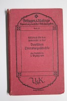 Hilfsbuch für den Unterricht in der deutschen Literaturgeschichte Kriegseinband