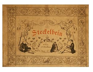 Seller image for Fahrten und Abenteuer des Herrn Steckelbein. Eine wunderbare und ergtzliche Historie. Nach Zeichnungen von Rudolf Tpffer. In Reimen von Julius Kell. Vierte Auflage. for sale by Harteveld Rare Books Ltd.