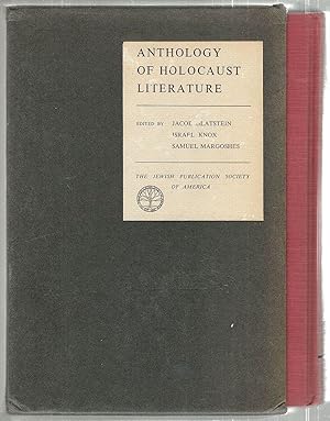 Seller image for Anthology of Holocaust Literature for sale by Bauer Rare Books
