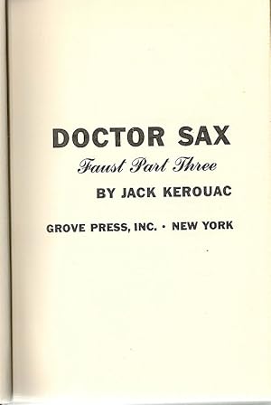 Dr. Sax; Faust Part Three