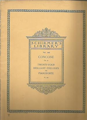 Seller image for Twenty-Four Brilliant Preludes for the Piano, Op. 37 (Schirmer's Library of Musical Classics Vol. 226) for sale by Bookfeathers, LLC