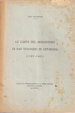 Le carte del Monastero di San Venanzio di Ceparana