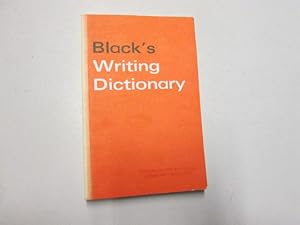 Bild des Verkufers fr Black's Writing Dictionary zum Verkauf von Goldstone Rare Books