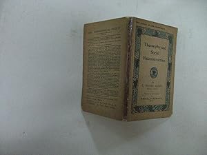 Seller image for Theosophy and Social Reconstruction for sale by Oisamot Books