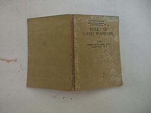 Immagine del venditore per Rules of Land Warfare venduto da Oisamot Books