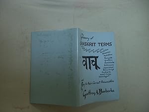 Seller image for Glossary of Sanskrit Terms and Key to their Correct Pronunciation for sale by Oisamot Books