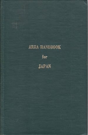 Bild des Verkufers fr AREA HANDBOOK FOR JAPAN zum Verkauf von Complete Traveller Antiquarian Bookstore
