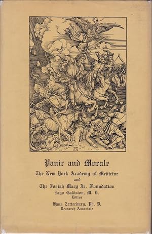 Bild des Verkufers fr PANIC AND MORALE Conference Transactions zum Verkauf von Complete Traveller Antiquarian Bookstore