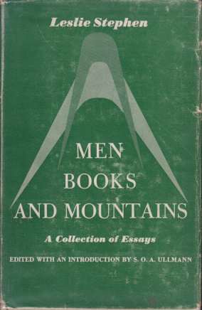 Bild des Verkufers fr MEN BOOKS AND MOUNTAINS A Collection of Essays zum Verkauf von Complete Traveller Antiquarian Bookstore