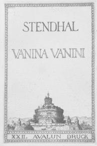 Vanina Vanini.