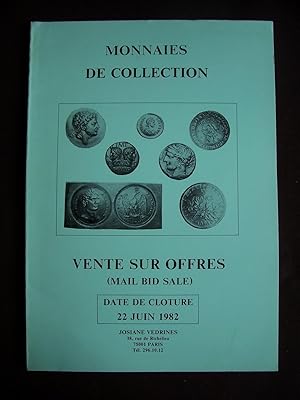 Monnaies de collection 1982