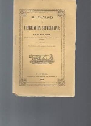 Des avantages de l'irrigation souterraine