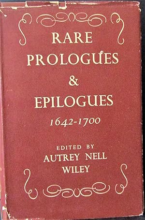 Seller image for Rare Prologues & Epilogues 1642-1700 for sale by Moneyblows Books & Music