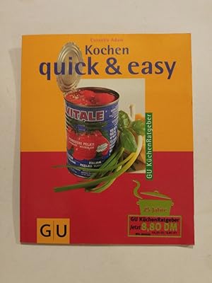 Bild des Verkufers fr Kochen quick & easy zum Verkauf von ANTIQUARIAT Franke BRUDDENBOOKS