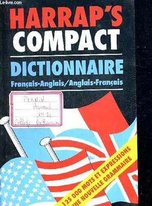 Seller image for HARRAP S COMPACT DICTIONNAIRE ANGLAIS / FRANCAIS - FRANCAIS / ANGLAIS. COMPLETELY REVISED AND EDITED BY HELEN KNOX for sale by Le-Livre