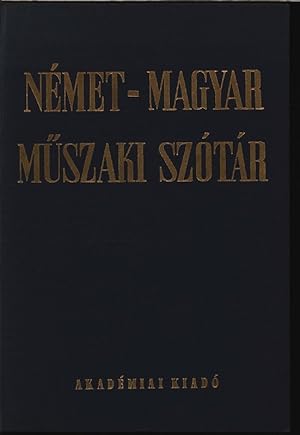 Magyar Nemet Muszaki Szotar Zvab