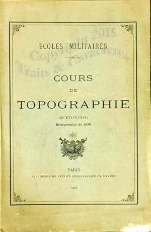 Cours de topographie de l'école militaire.