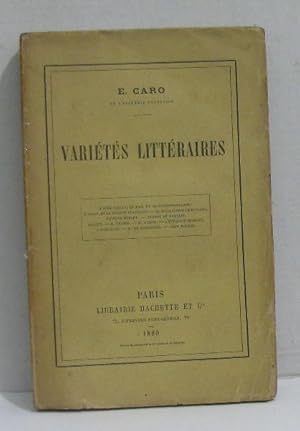 Variétés littéraires