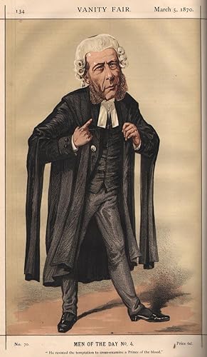 Seller image for He resisted the temptation to cross-examine a Prince of the blood." Men of the Day. No. 5. Lawyer. for sale by Robert Frew Ltd. ABA ILAB