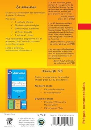 20 Dissertations - Thème De Culture Générale 2013-2014 - Prépas Commerciales