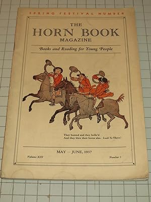 Seller image for 1937 The Horn Book Magazine: Artists and Picture Books - Writing Verse For Children - Lucy Sprague Mitchell - The House of the Mouse (Poem) - Desert Music - Children's Literature for sale by rareviewbooks