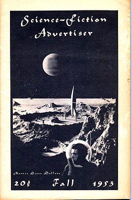 Image du vendeur pour Science Fiction Advertiser Fall 1953 mis en vente par Ziesings