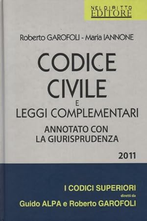 Immagine del venditore per Codice Civile e leggi complementari Annotato con la giurisprudenza venduto da Di Mano in Mano Soc. Coop