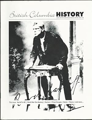 Bild des Verkufers fr British Columbia History, Vol. 39, No. 1 zum Verkauf von Purpora Books