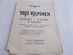 Image du vendeur pour Rosa Lill' / Ruusa Pieni / Roselein: Op. Opus 47 No. 5 (Sheet Music) (From Series 6 Sanger / 6 Laulua / 6 Lieder) mis en vente par Bloomsbury Books