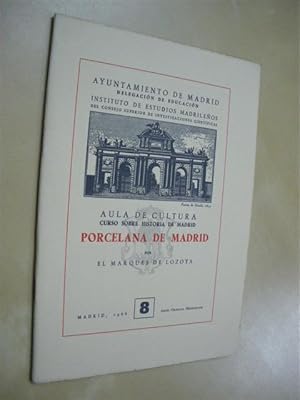 Imagen del vendedor de PORCELANA DE MADRID a la venta por LIBRERIA TORMOS