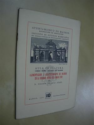 Imagen del vendedor de ALIMENTACION Y ABASTECIMIENTO DE MADRID EN LA SEGUNDA MITAD DEL SIGLO XVIII a la venta por LIBRERIA TORMOS