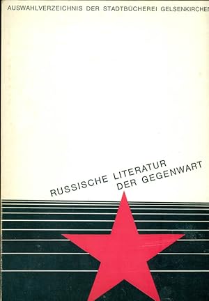 Immagine del venditore per Russische Literatur der Gegenwart. Sowjetliteratur. Ein Auswahlverzeichnis. venduto da Online-Buchversand  Die Eule