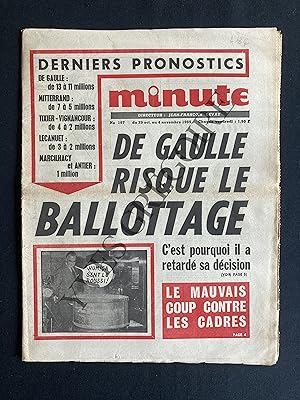 MINUTE-N°187-DU 29 OCTOBRE AU 4 NOVEMBRE 1965