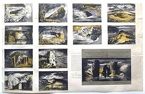 English Scottish and Welsh Landscape.Proof sheet. 1944. Levinson 34-46.