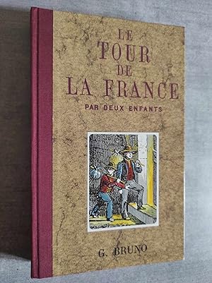 Bild des Verkufers fr Le Tour de la France par deux enfants. Devoir et Patrie. Livre de lecture courante avec 200 gravures instructives pour leons de choses. zum Verkauf von Librairie Pique-Puces