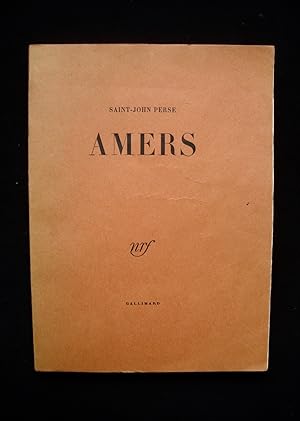 Image du vendeur pour Amers - mis en vente par Le Livre  Venir