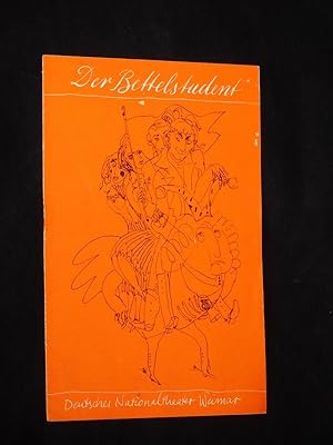 Immagine del venditore per Programmheft 2 Deutsches Nationaltheater Weimar 1972/73. DER BETTELSTUDENT von Zell/ Genee, Millcker (Musik). Musikal. Ltg.: Rudolf Bruer, Insz.: Erhard Warneke, Bhnenbild: Christian Panzer, Kostme: Dieter Lange. Mit Ingeborg Porstmann, Waltraut Kohlert, Gudrun Fischer, Kurt Khler, Lisbeth Schmidt-Glnzel venduto da Fast alles Theater! Antiquariat fr die darstellenden Knste