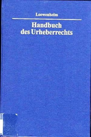 Bild des Verkufers fr Handbuch des Urheberrechts. zum Verkauf von Antiquariat Jenischek