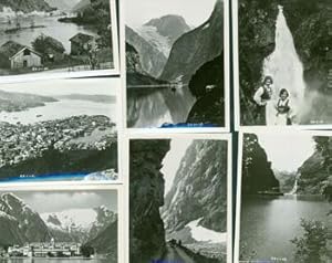 Norge - Vestlandsfjordene. 20 Original-Fotografier. Serie 64c.