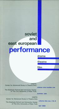 Seller image for Slavic And East European Performance. Vol. 9, no. 1 - 3, Fall & Summer 1989. for sale by Wittenborn Art Books