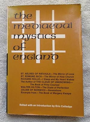 Seller image for The Mediaeval Mystics of England for sale by Glenbower Books