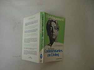 Immagine del venditore per Commentaries on Living, Series I: From the Notebooks of J. Krishnamurti venduto da Oisamot Books