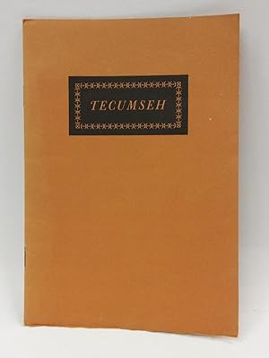 Imagen del vendedor de Tecumseh: His Career: The Man, His Chillicothe Portrait a la venta por Queen City Books