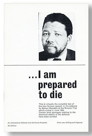 Seller image for I Am Prepared to Die [cover title] for sale by Lorne Bair Rare Books, ABAA