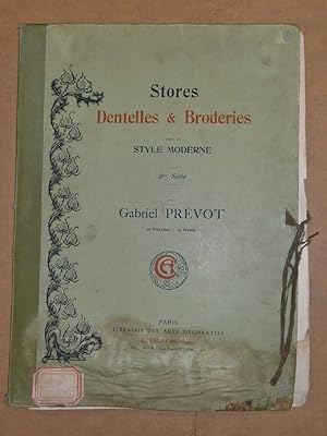 Imagen del vendedor de Store, dentelles & broderies dans le style moderne (2me srie). a la venta por Librairie Diogne SARL