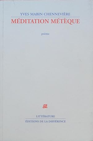 Seller image for Mditation mtque for sale by Bouquinerie L'Ivre Livre