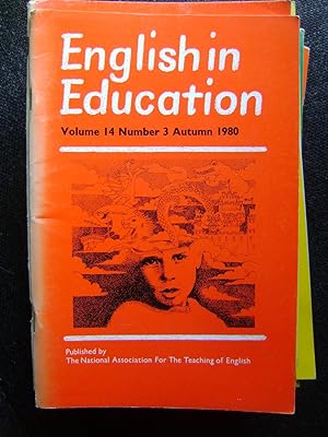 Seller image for English in Education vol 14 No 3 (Autumn 1980) for sale by El Pinarillo Books