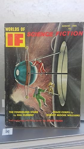 Seller image for Worlds of IF Magazine: Vol 16 No 8 August 1966 for sale by El Pinarillo Books