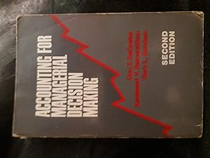 Seller image for Accounting for Managerial Decision Making (Wiley/Hamilton Series in Accounting & Information Systems) for sale by El Pinarillo Books